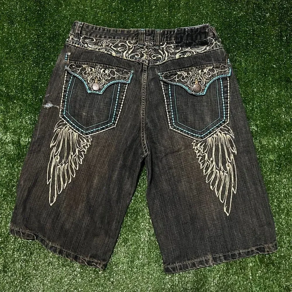 Unbranded Men's Black and Navy Shorts